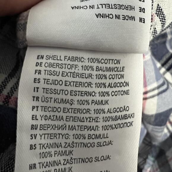 NZA New Zealand Auckland Shirt Mens Large Blue Plaid Waitaki Button Up Casual - Picture 10 of 16